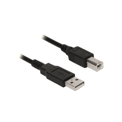 Ewent EC2402 USB-kabel 1,8 m USB 2.0 USB A USB B Zwart